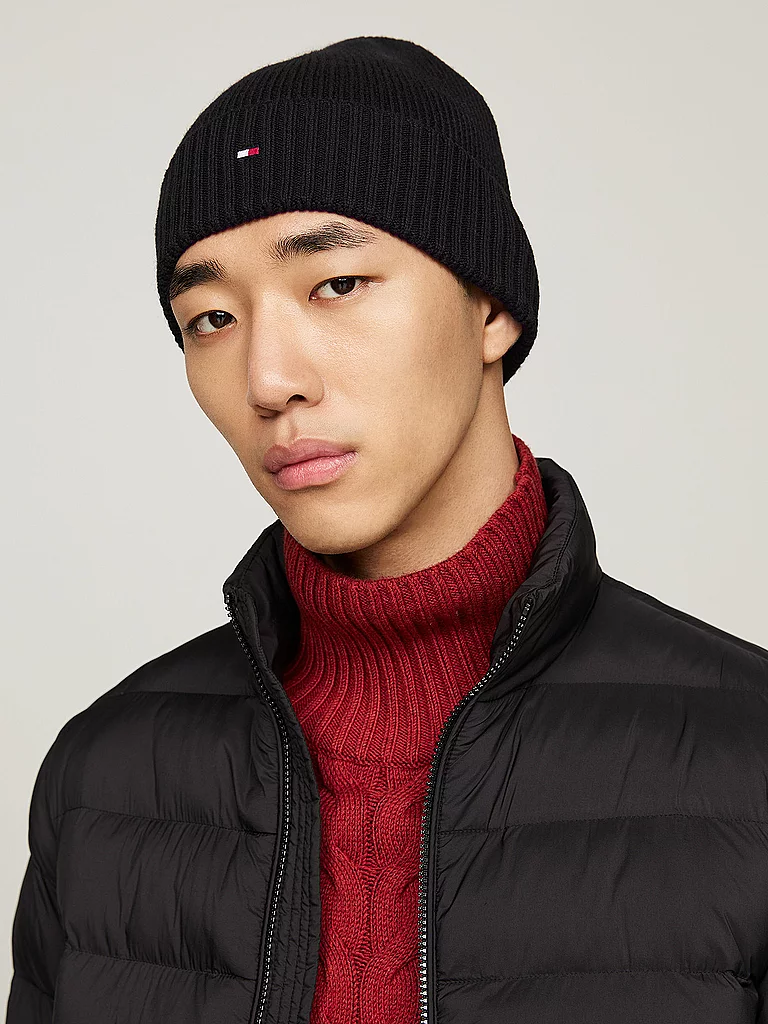 TOMMY HILFIGER Bonnet - Tuque noir